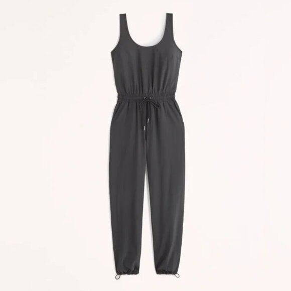 Abercrombie & Fitch Traveler Jumpsuit - Black - Picture 1 of 6